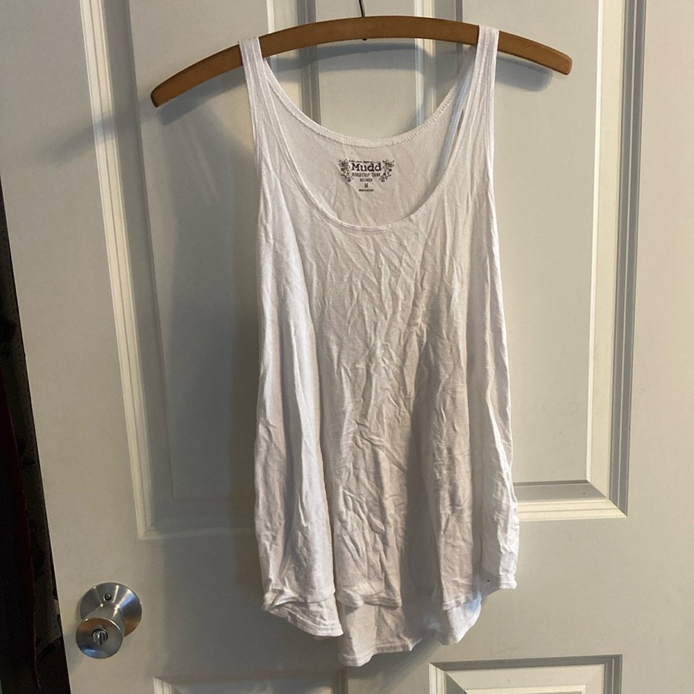 Size Medium Mudd White Tank Top